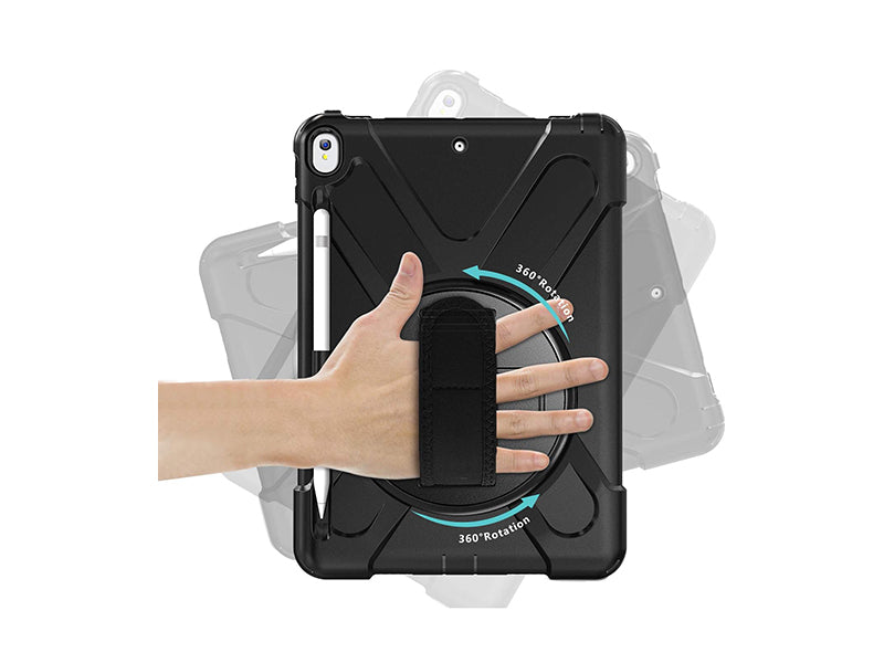 Coque Securit rotative iPad Air 10.5 (2019 - 3rd gen) - Noir