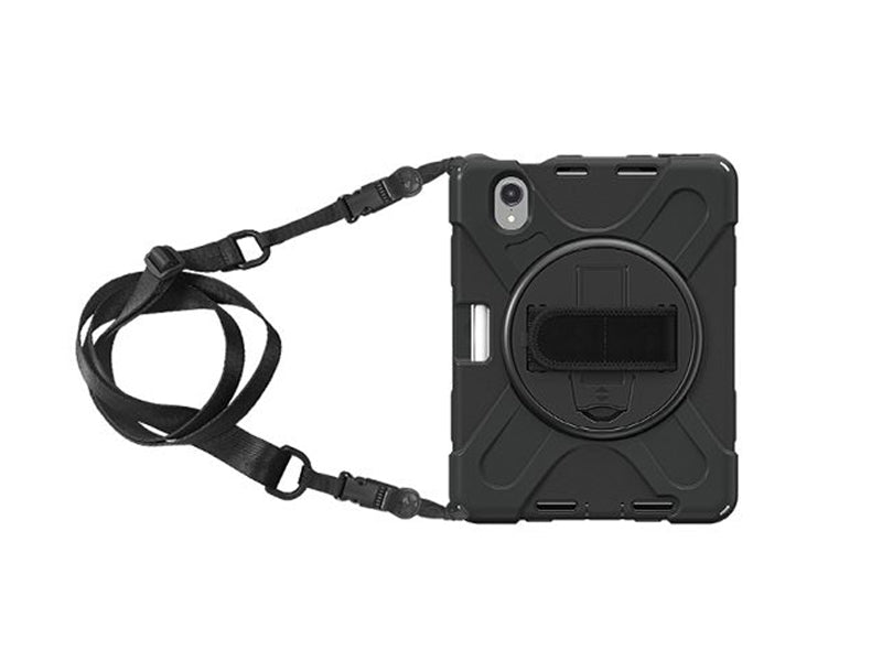 Coque Securit rotative iPad Mini 8.3 (2024/21 - 7/6th gen) - Noir
