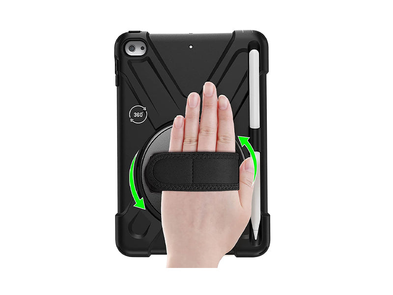 Coque Securit rotative iPad Mini 7.9 (2019/15 - 5/4th gen) - Noir