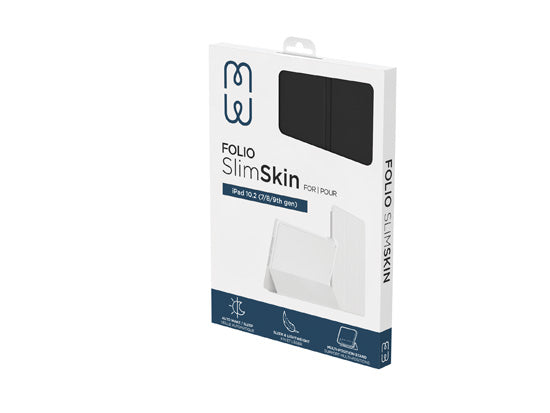 Folio Slim Skin iPad Air 10.9 (2020/22 - 4th/5th gen) & Air 11 (M2/M3/M4) Noir