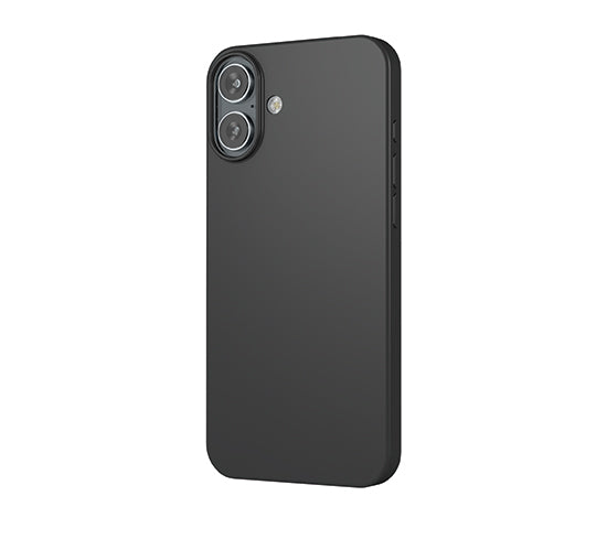 Coque silicone MagSafe iPhone 16 Plus Noir