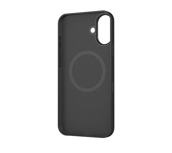 Coque silicone MagSafe iPhone 16 Plus Noir