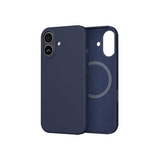 Coque silicone MagSafe iPhone 17 Bleu