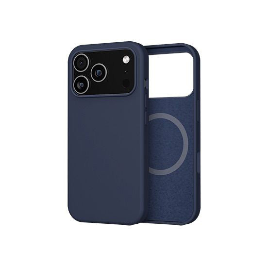Coque silicone MagSafe iPhone 17 Pro Bleu