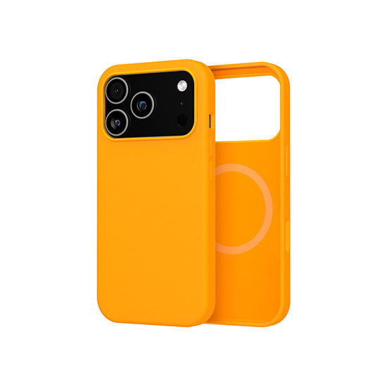 Coque silicone MagSafe iPhone 17 Pro Orange