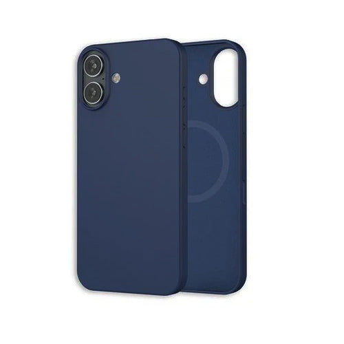 Coque silicone MagSafe iPhone 16 Plus - Bleu