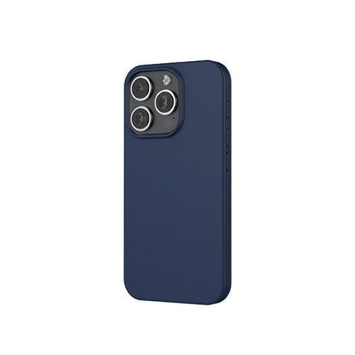Coque silicone MagSafe iPhone 16 Pro - Bleu