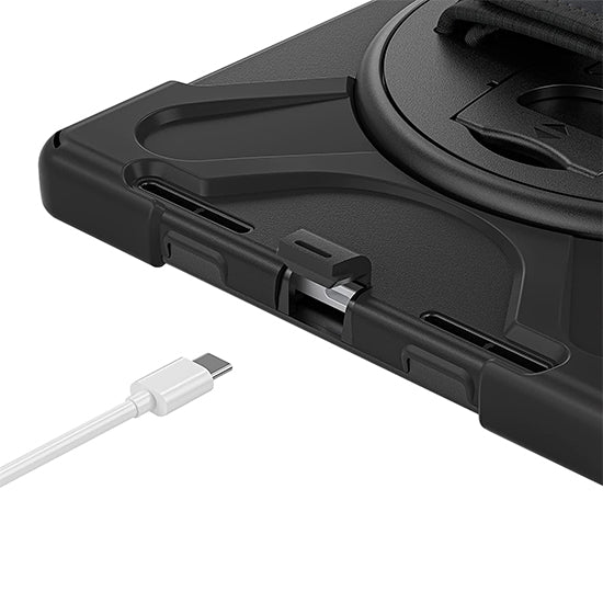 Coque Securit Rotative iPad 11 (2025 - 11th gen) & 10.9 (2022 - 10th gen) Noir Polybag