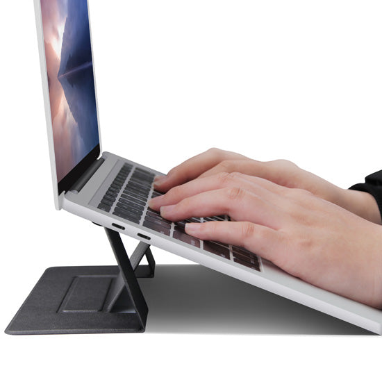 Elevateur adhésif pour laptop Anthracite Polybag