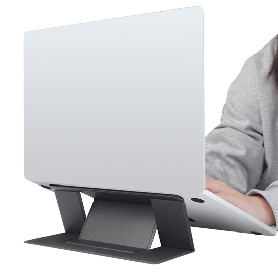 Elevateur adhésif pour laptop Anthracite Polybag