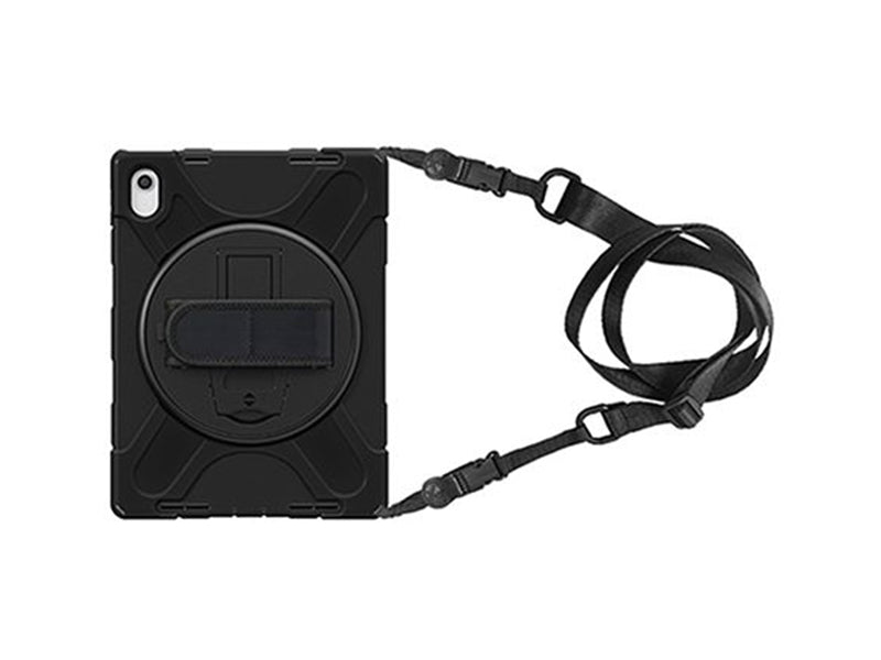 Coque Securit rotative iPad 11 & 10.9" (2025/22 - 11/10th gen) - Noir