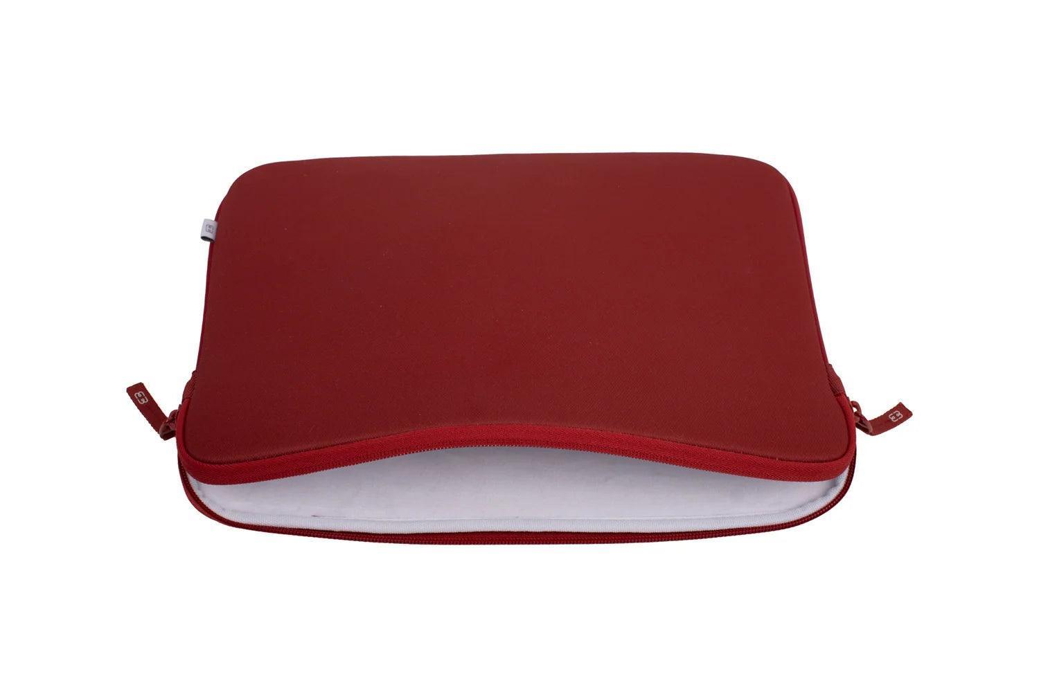 Housse MacBook Recyclee Rouge - intérieur