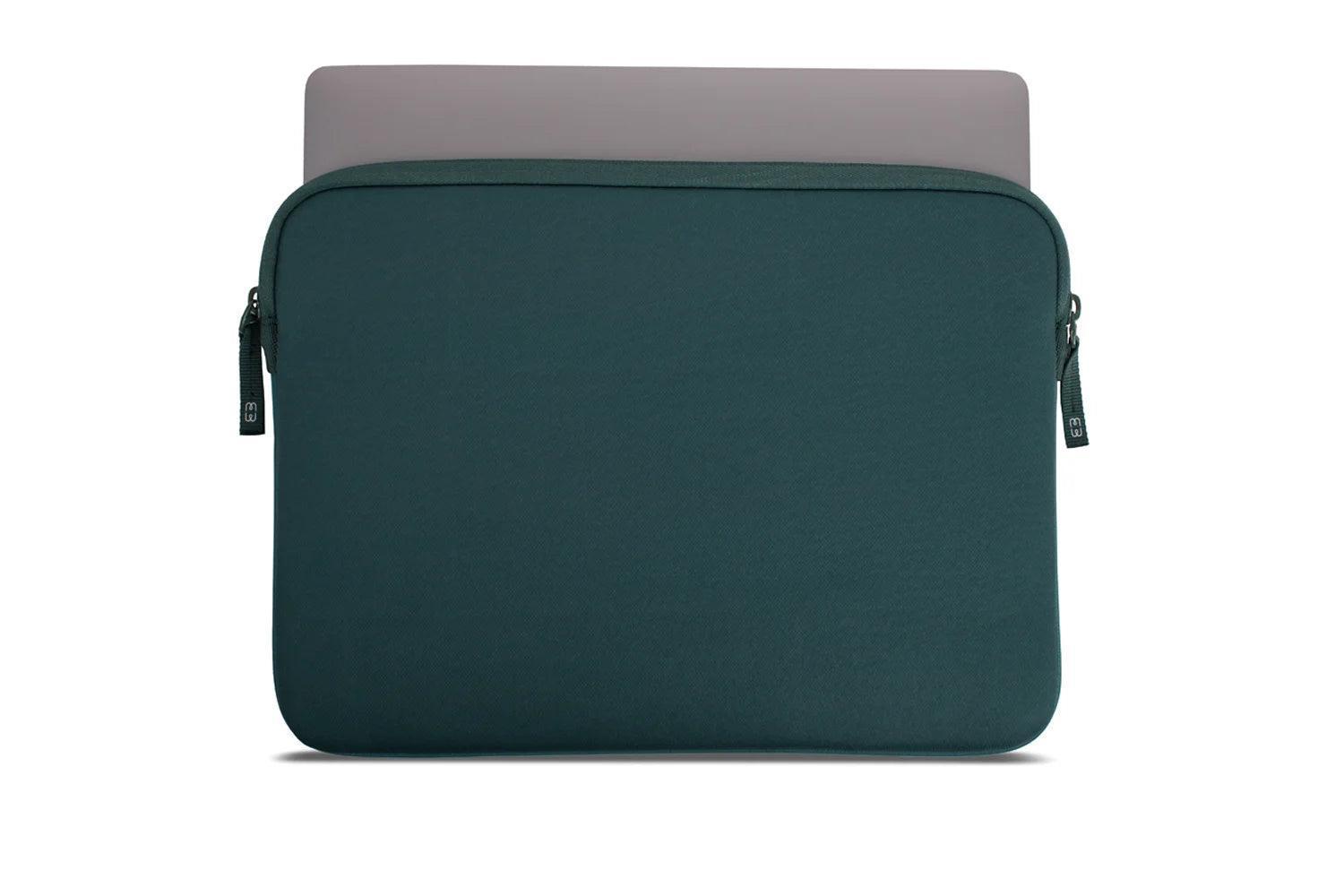 Housse MacBook Recyclee Vert - Ouverture