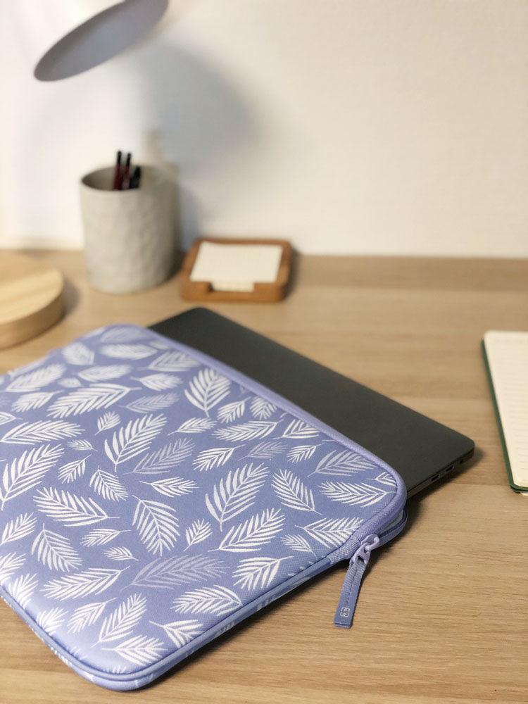 Housse pour MacBook Air/Pro 13″ - Pattern 2nd Life Botanic Lila - MW