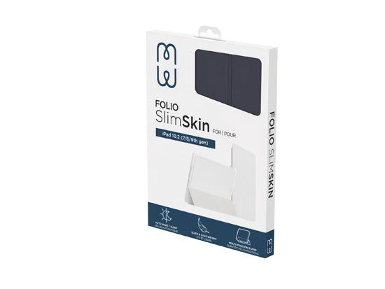 Folio Slim Skin iPad 11 (A16) & 10.9 (10th gen) Bleu