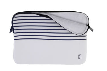Housse PC 13 Marinière Blanche