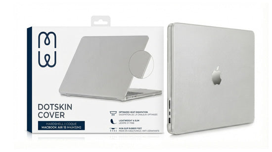 Coque DotSkin MacBook Air 15 (M2/M3/M4/M5)) Transparent