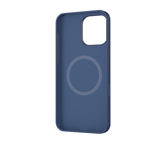 Coque silicone MagSafe iPhone 16 Pro Max Bleu