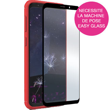 Easy glass Case Friendly Galaxy A9 Noir