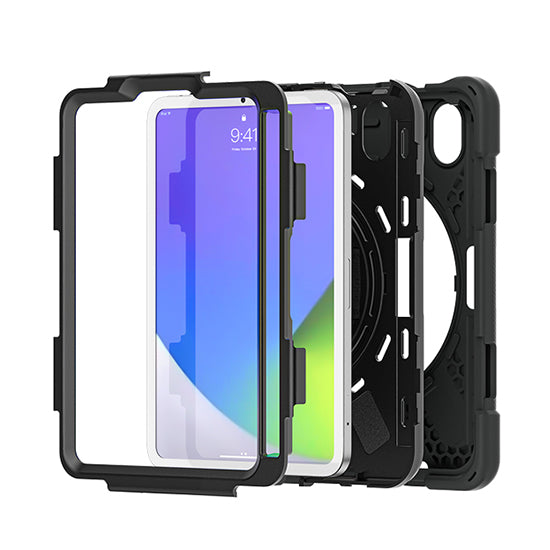 Securit rotative iPad Mini 8.3 (2024/21 - 7/6th gen) Noir Polybag