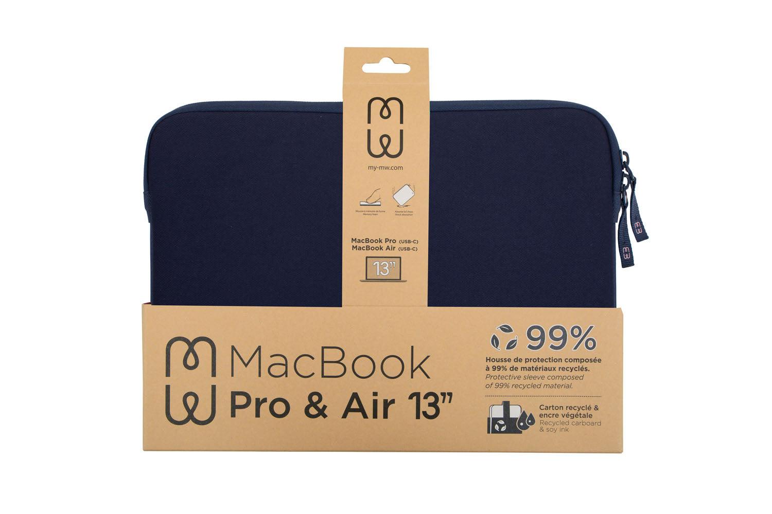 Housse ²Life pour MacBook Air/Pro 13″ - Bleu Rose - MW