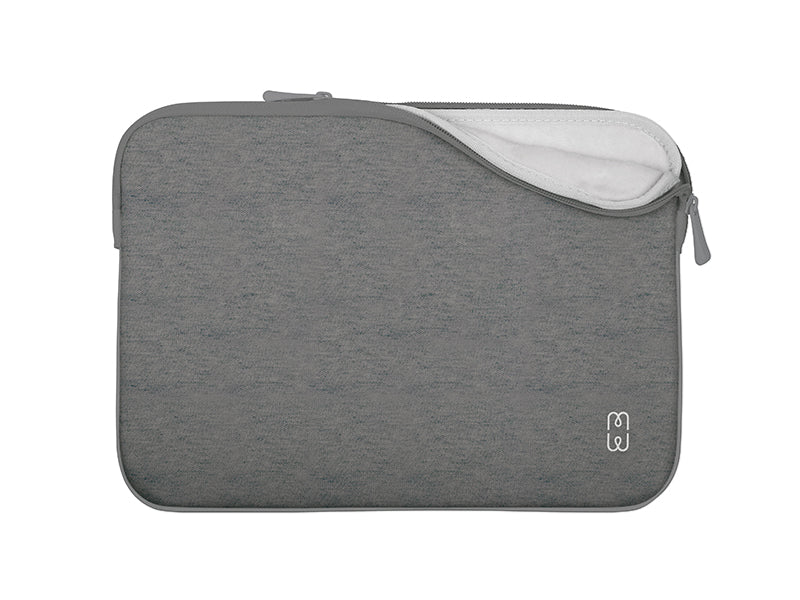 Housse pour Macbook 12″ - Basics Grey/Blanc