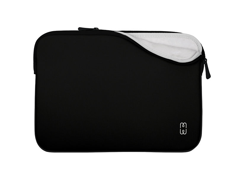 Housse pour Macbook 12″ - Basics Noir/Blanc